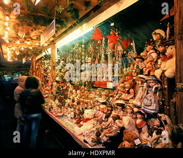 Christmas Market at Marienplatz, Munich, Germany Stock Photo