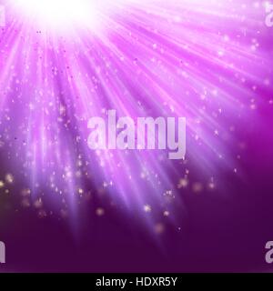 Star light with pink background. EPS 10 Stock Vector