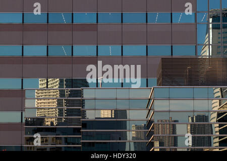 A CCTV camera on an office building in Odaiba Ward,Tokuo, Japan Stock Photo