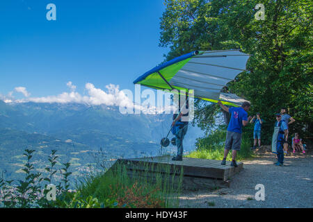 saint hilaire du touvet,isere,france Stock Photo