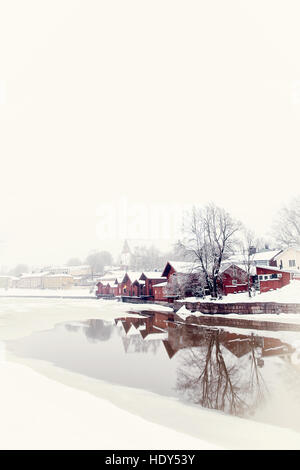Porvoo Old Town Stock Photo