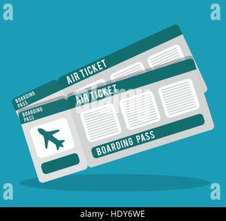 boarding pass icon image vector illustration design Stock Vector