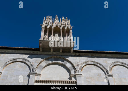 The famous medieval complex of Pisa dating back to the 9th century and including the Leaning Tower of Pisa. Stock Photo