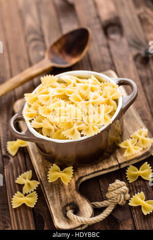 farfalle pasta Stock Photo