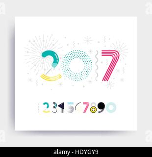 New Year design Stock Vector