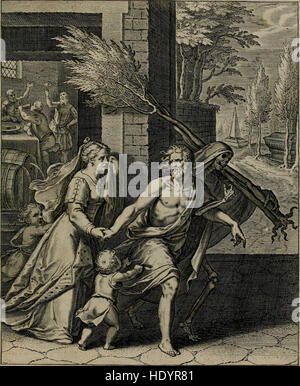 Quinti Horatii Flacci emblemata - imaginibus in aes incisis, notisq(ue), illustrata (1612) Stock Photo