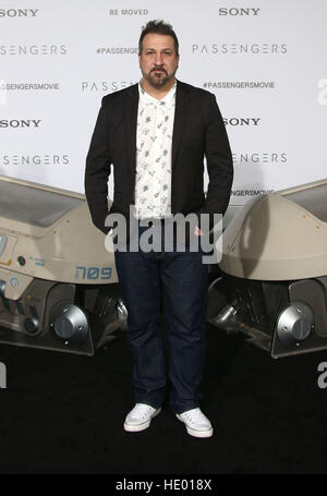 Westwood, CA, USA. 14th Dec, 2016. 14 December 2016 - Westwood, California - Joey Fatone. ''Passengers'' Los Angeles Premiere held at Regency Village Theatre. Photo Credit: F. Sadou/AdMedia © AdMedia/ZUMA Wire/Alamy Live News Stock Photo