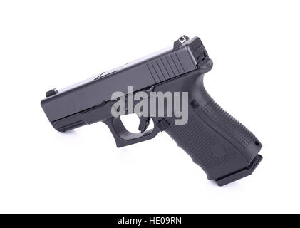 US Army handgun pistol isolated on a white background Stock Photo - Alamy