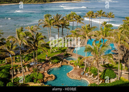 Turtle Bay Resort, North Shore, Oahu, Hawaii. Stock Photo