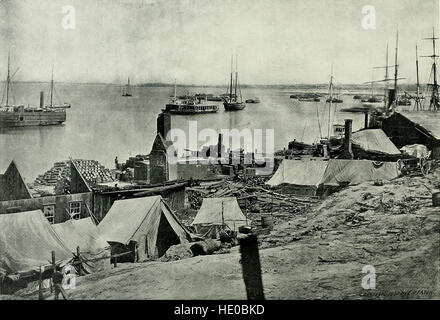 Original photographs taken on the battlefields during the Civil War of the United States (1907) Stock Photo