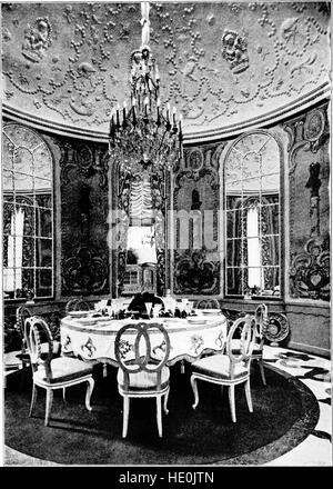 The room beautiful; a collection of interior illustrations showing decoration and furnishing details of the important furnishing periods (1915) Stock Photo