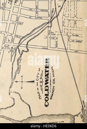 Coldwater, Michigan pictorial city directory and year book (1912) Stock Photo