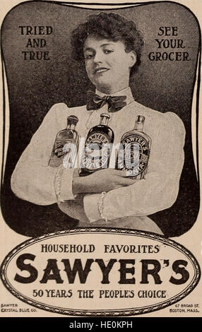 The Boston Cooking School magazine of culinary science and domestic economics (1908) Stock Photo