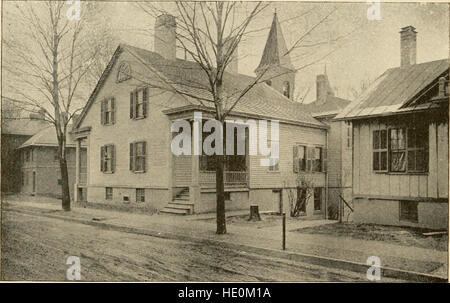 Sketches of the old inhabitants and other citizens of old Springfield of the present century, and its historic mansions of 22ye olden tyme,22 (1893) Stock Photo