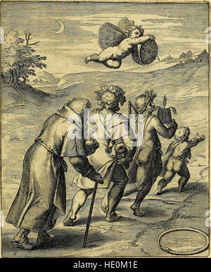 Quinti Horatii Flacci emblemata imaginibus in C3A6s incis, notisqCC81; illustrata (1612) Stock Photo