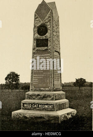 Pennsylvania at Gettysburg - ceremonies at the dedication of the monuments erected by the commonwealth of Pennsylvania to Major General George G. Meade, Major General Winfield S. Hancock, Major Stock Photo