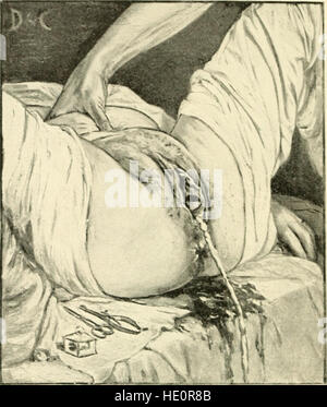 A textbook of obstetrics (1899) Stock Photo