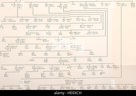 Shannon genealogy; genealogical record and memorials of one branch of the Shannon family in America; (1905) Stock Photo