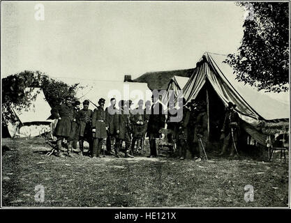 Original photographs taken on the battlefields during the Civil War of the United States (1907) Stock Photo