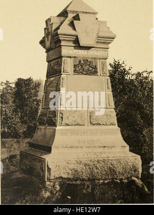 Pennsylvania at Gettysburg. Ceremonies at the dedication of the monuments erected by the commonwealth of Pennsylvania to Major-General George G. Meade, Major General Winfield S. Hancock, Major General Stock Photo