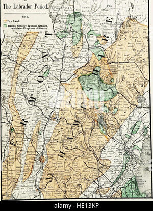 The geology of New Hampshire. A report comprising the results of explorations ordered by the legislature (1874) Stock Photo