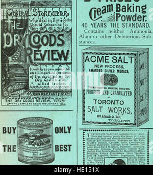 Canadian grocer January-June 1892 (1892) Stock Photo