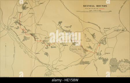 A history of the Meynell hounds and country, 1780-1901 (1901) Stock Photo