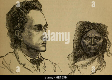 An original and illustrated physiological and physiognomical chart (1873) Stock Photo