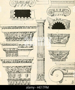 Styles of ornament, exhibited in designs, and arranged in historical order, with descriptive text. A handbook for architects, designers, painters, sculptors, wood-carvers, chasers, modellers, Stock Photo