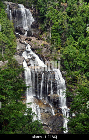 Whitewater Falls, Transylvania County, North Carolina, USA Stock Photo