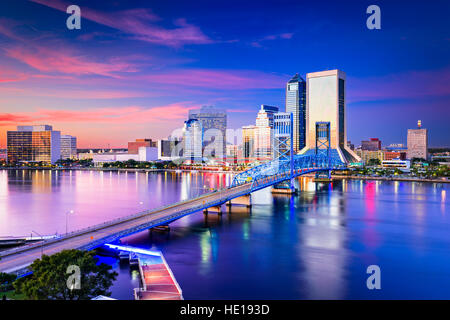 Jacksonville, Florida, USA Skyline. Stock Photo