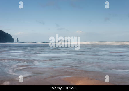 A view from Sandwood Bay, Sutherland, Scotland, UK. Stock Photo