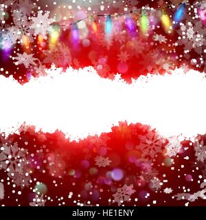 Red Christmas background. EPS 10 Stock Vector