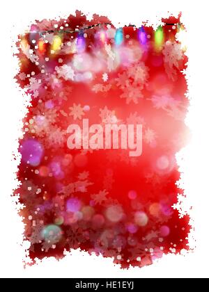 Red christmas background. EPS 10 Stock Vector
