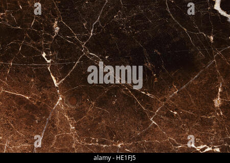 white patterned detailed structure of dark brown marble pattern texture for interior design, abstract natural background Stock Photo
