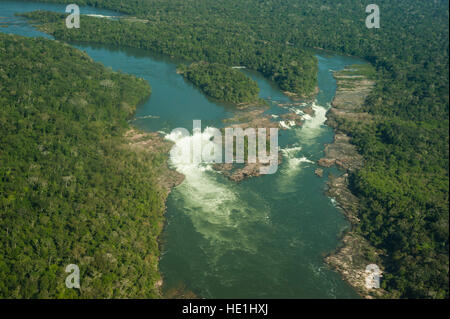 Salto Augusto Waterfall in the Juruena River National Park. Autor: F Stock Photo