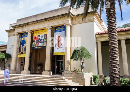St. Saint Petersburg Florida,MFA,Museum of Fine Arts,front,entrance,FL161129076 Stock Photo