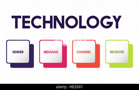 Technology Digital Evolution Innovation Net Concept Stock Photo