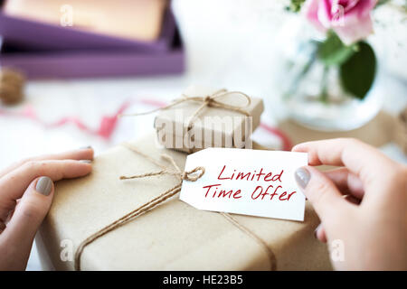 Shopping Tag Handwriting Words Note Concept Stock Photo