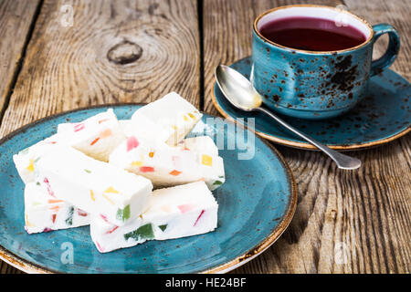 Pastilles with marmalade Stock Photo