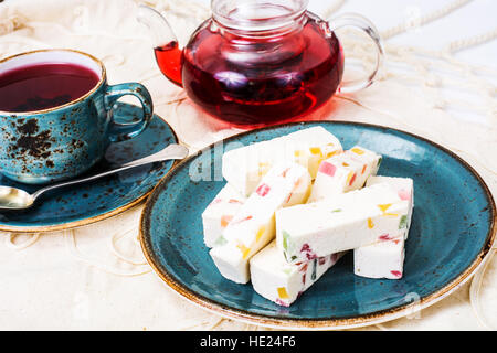 Pastilles with marmalade Stock Photo