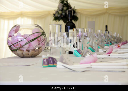 table setting Stock Photo