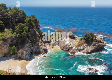 Beautiful beach on Pacific coast Stock Photo