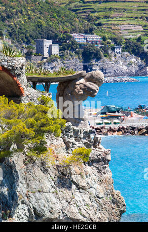 Monterosso al Mare, Giant Statue, Cinque Terre, Liguria, Italy Stock ...