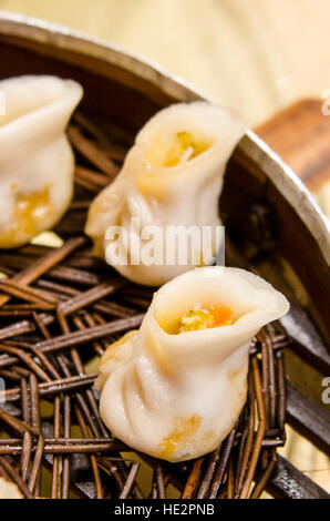 Tang Dynasty Show dinner cuisine food dumplings dim sum Xian, China. Stock Photo