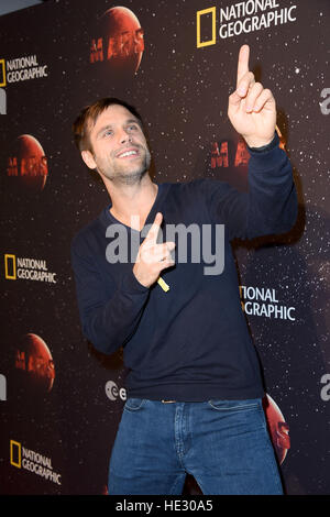 German premiere of National Geographic Channel TV series 'Mars - Die Reise zum roten Planeten' at Planetarium in Prenzlauer Berg.  Featuring: Ole Tillmann Where: Berlin, Germany When: 03 Nov 2016 Stock Photo