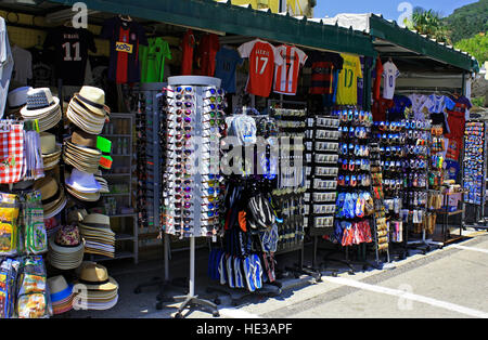 Fancy Goods Shop and Outdoor Store Corfu Ionian Island Greece EU European Union Europe Stock Photo