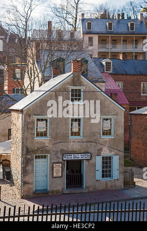 Harpers Ferry, WV - White Hall Tavern in Harpers Ferry National Historical Park. Stock Photo