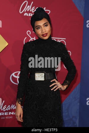 Soul Train Awards 2016 Red Carpet Arrivals at The Orleans Arena in Las Vegas  Featuring: Yuna Where: Las Vegas, Nevada, United States When: 07 Nov 2016 Stock Photo