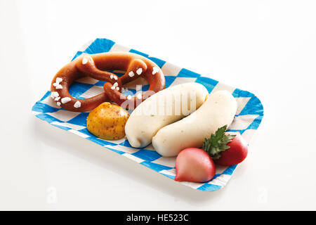 Bavarian specialities made of marzipan Stock Photo